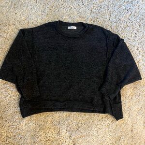 Zenana Outfitters Charcoal Gray Sweater
